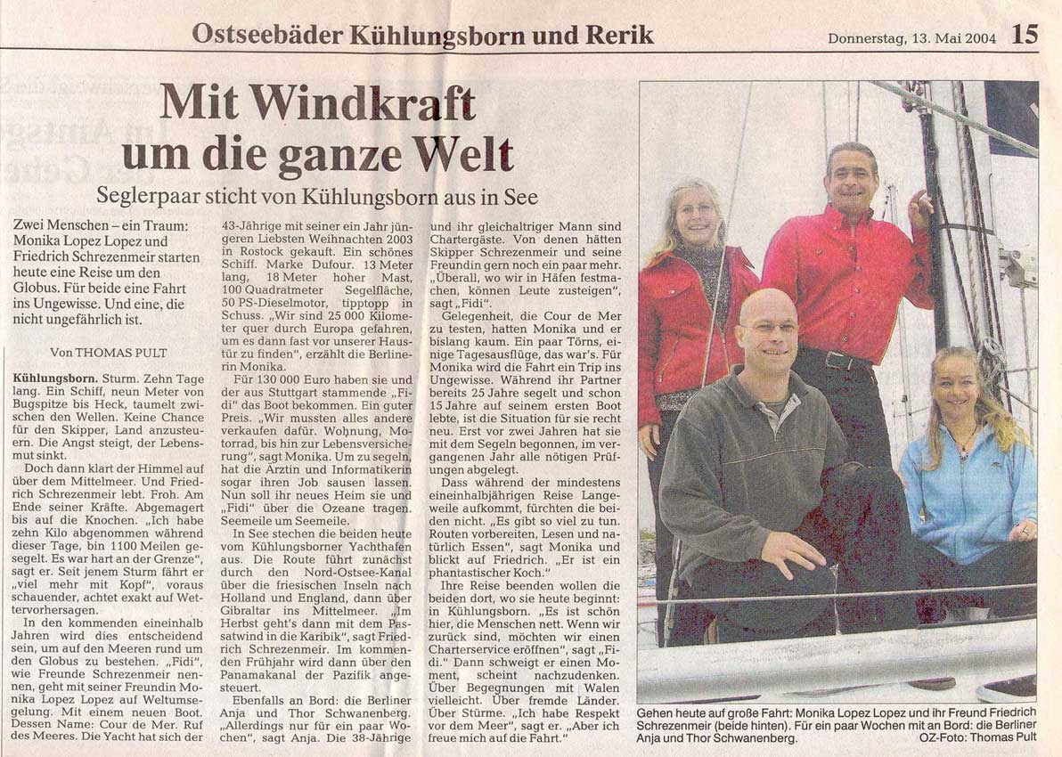 OZ - Mit Windkraft um die ganze Welt