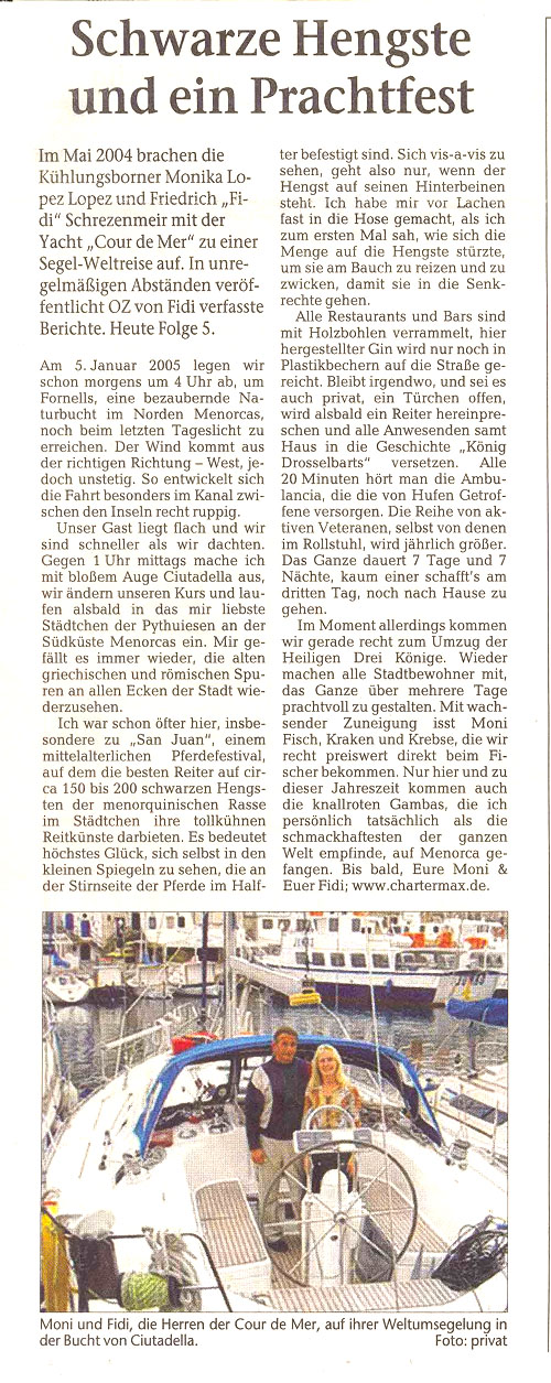 OZ - Schwarze Hengste und ein Prachtfest