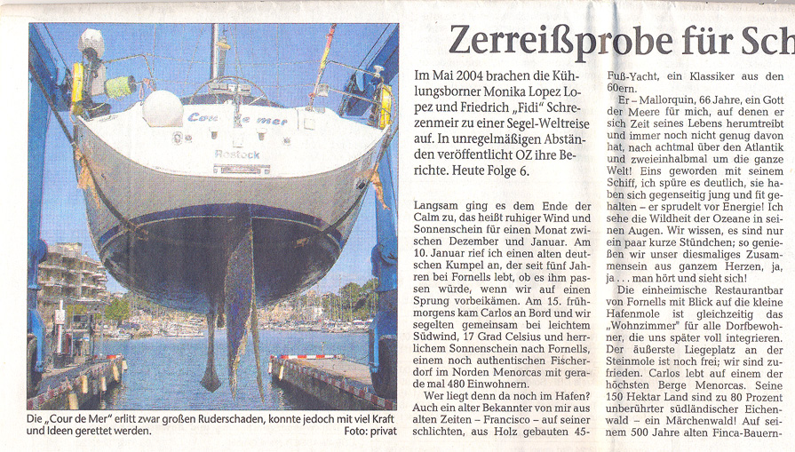 OZ - Zerrei&szlig;probe f&uuml;r Schiff und Mannschaft - 1
